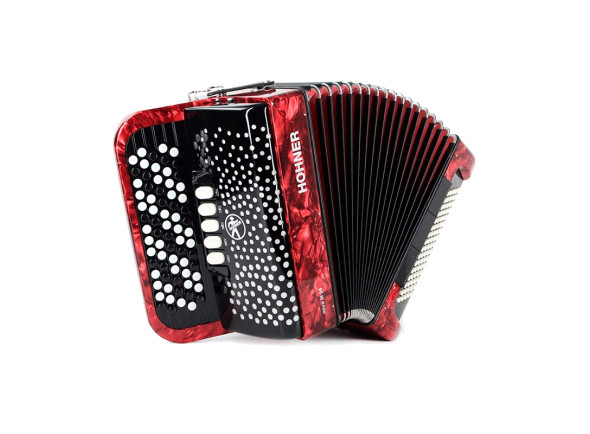 Hohner Nova III 96 Red C-stepped Hohner Nova III 96 Red C-stepped